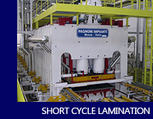 Short Cycle Lamination - Melamine Faced Chipboard nobilitazione a ciclo rapido